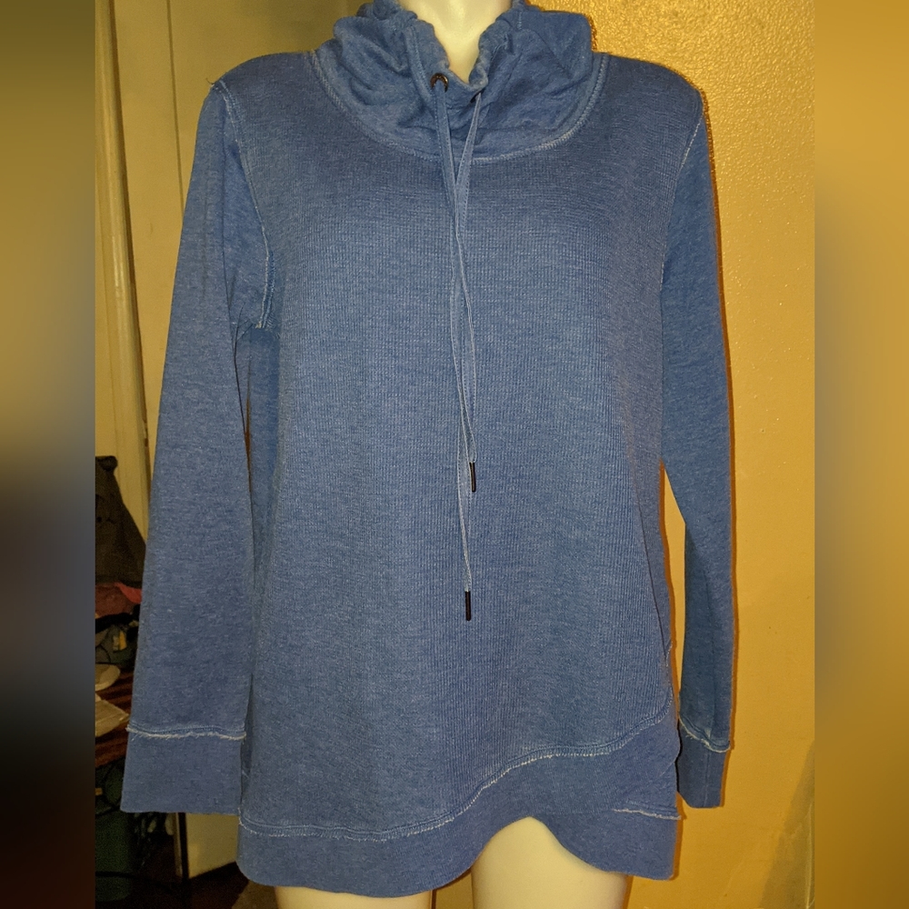 Calvin Klein Sweatshirt with Neck Cover and Drawstring, for Women